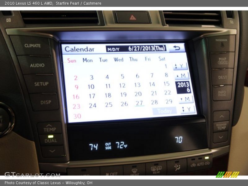 Starfire Pearl / Cashmere 2010 Lexus LS 460 L AWD