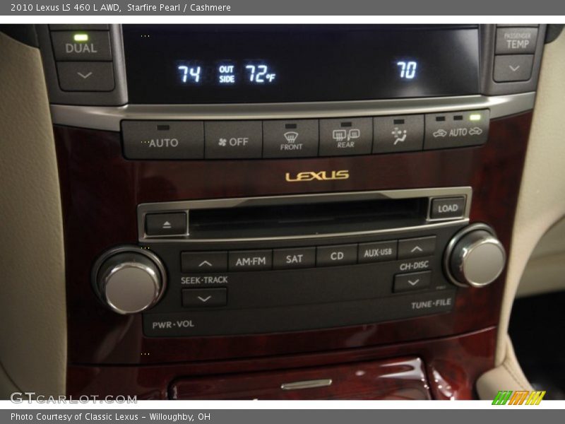Starfire Pearl / Cashmere 2010 Lexus LS 460 L AWD