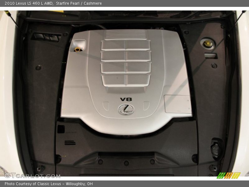 Starfire Pearl / Cashmere 2010 Lexus LS 460 L AWD