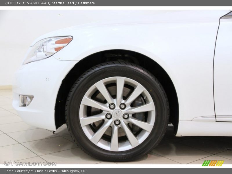 Starfire Pearl / Cashmere 2010 Lexus LS 460 L AWD