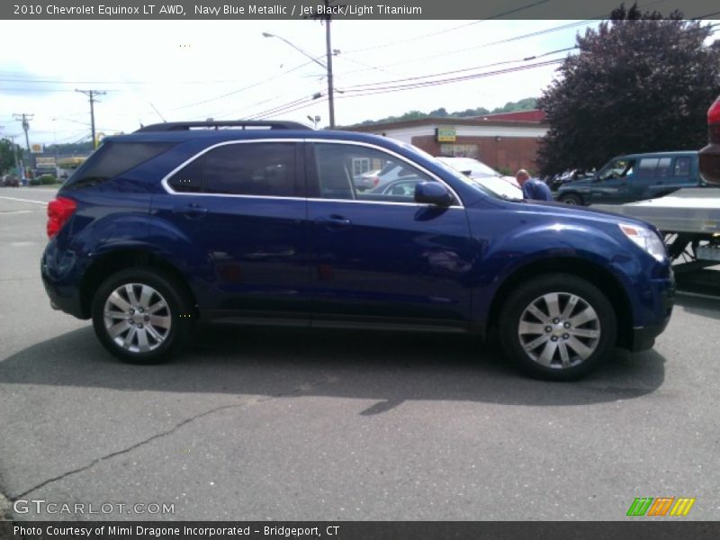 Navy Blue Metallic / Jet Black/Light Titanium 2010 Chevrolet Equinox LT AWD