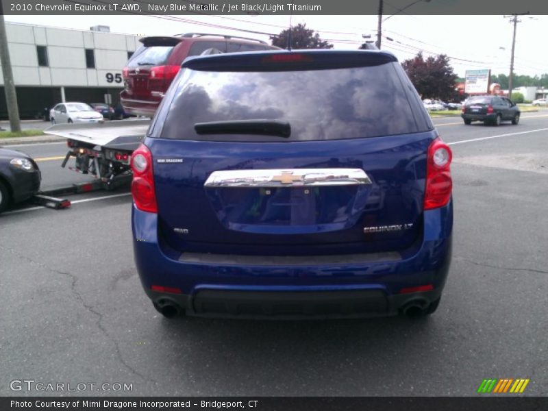 Navy Blue Metallic / Jet Black/Light Titanium 2010 Chevrolet Equinox LT AWD