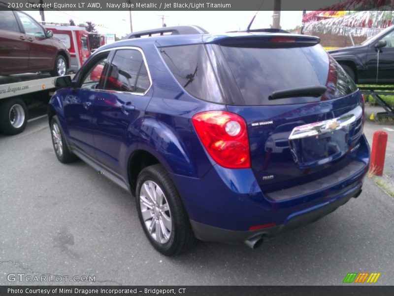 Navy Blue Metallic / Jet Black/Light Titanium 2010 Chevrolet Equinox LT AWD