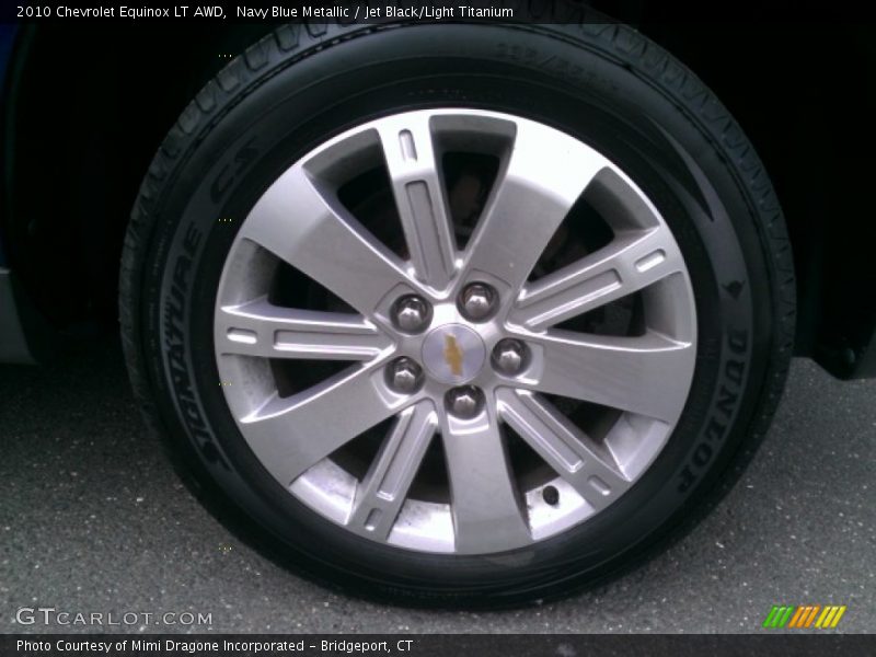 Navy Blue Metallic / Jet Black/Light Titanium 2010 Chevrolet Equinox LT AWD