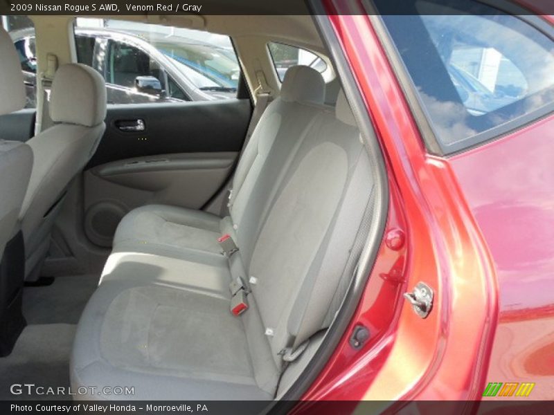 Venom Red / Gray 2009 Nissan Rogue S AWD