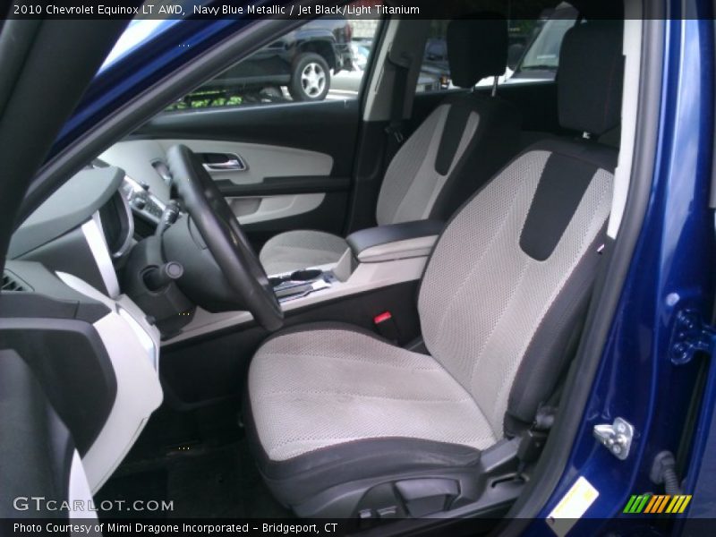 Navy Blue Metallic / Jet Black/Light Titanium 2010 Chevrolet Equinox LT AWD