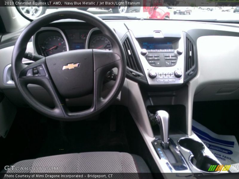 Navy Blue Metallic / Jet Black/Light Titanium 2010 Chevrolet Equinox LT AWD