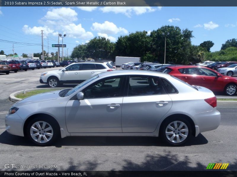 Spark Silver Metallic / Carbon Black 2010 Subaru Impreza 2.5i Sedan