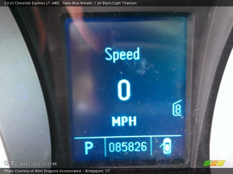 Navy Blue Metallic / Jet Black/Light Titanium 2010 Chevrolet Equinox LT AWD