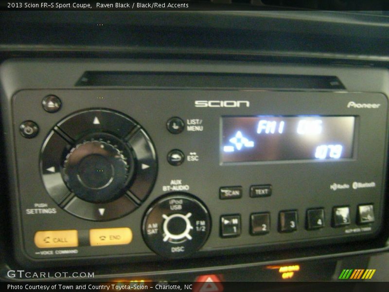 Raven Black / Black/Red Accents 2013 Scion FR-S Sport Coupe