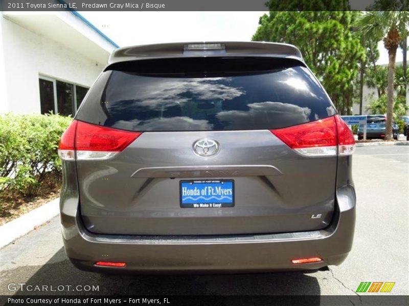 Predawn Gray Mica / Bisque 2011 Toyota Sienna LE