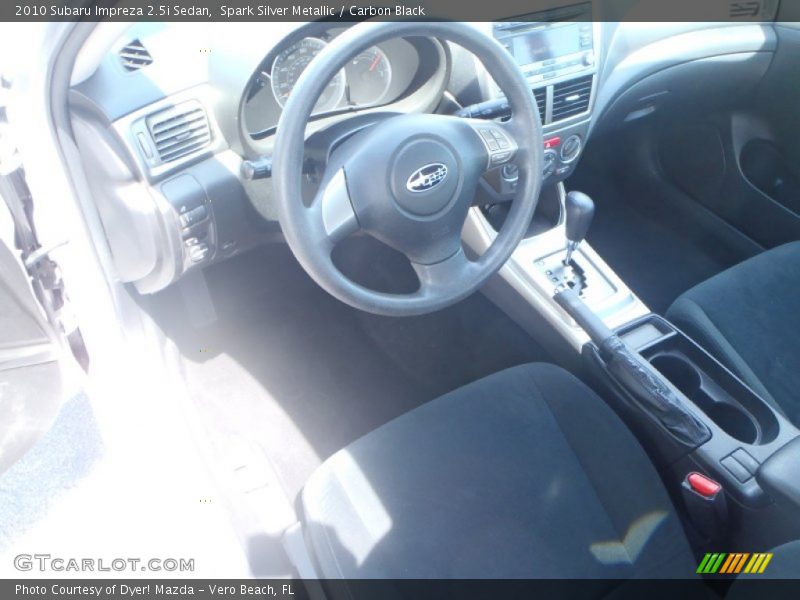Spark Silver Metallic / Carbon Black 2010 Subaru Impreza 2.5i Sedan
