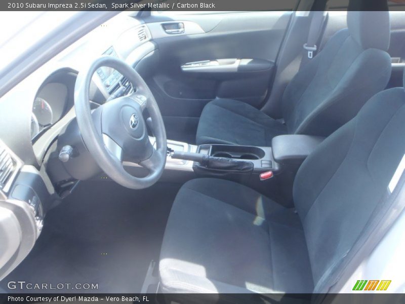 Spark Silver Metallic / Carbon Black 2010 Subaru Impreza 2.5i Sedan