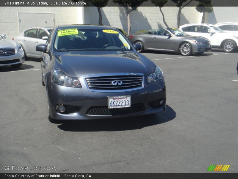 Blue Slate / Graphite 2010 Infiniti M 35 Sedan