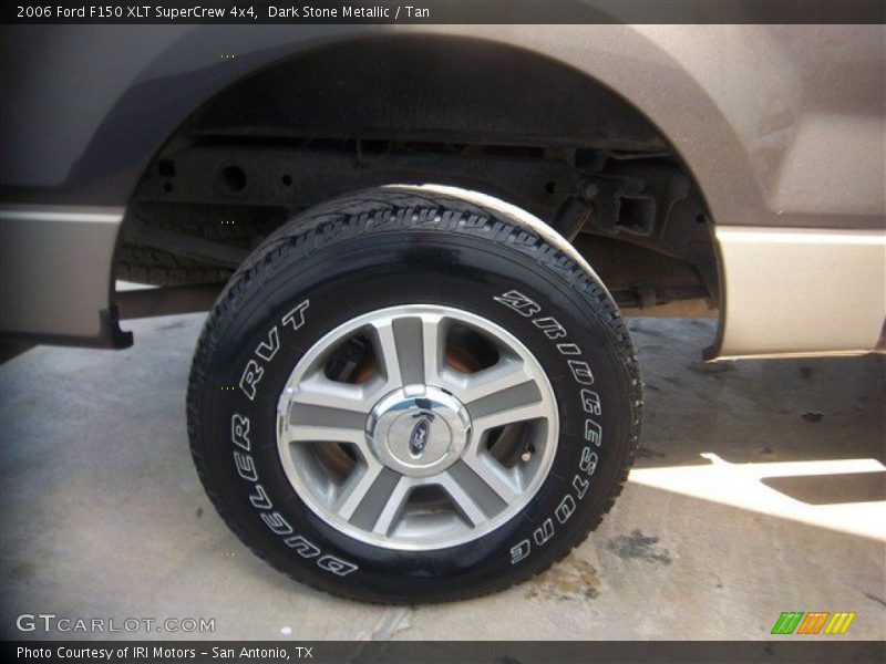 Dark Stone Metallic / Tan 2006 Ford F150 XLT SuperCrew 4x4