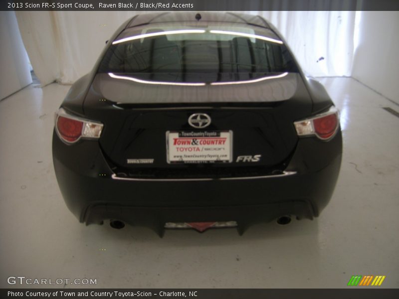 Raven Black / Black/Red Accents 2013 Scion FR-S Sport Coupe