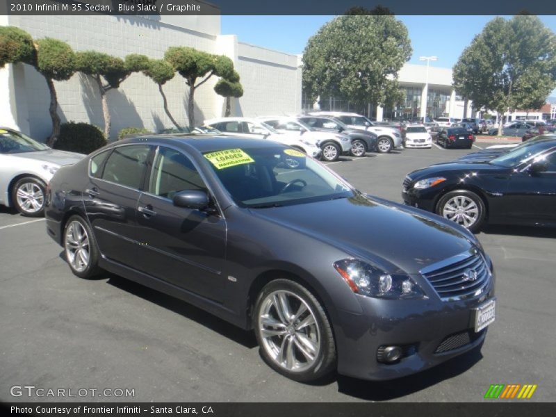 Blue Slate / Graphite 2010 Infiniti M 35 Sedan