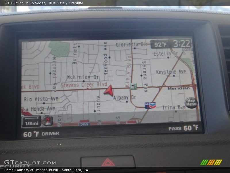 Blue Slate / Graphite 2010 Infiniti M 35 Sedan