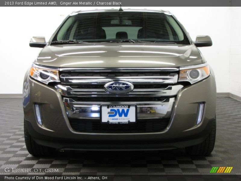 Ginger Ale Metallic / Charcoal Black 2013 Ford Edge Limited AWD