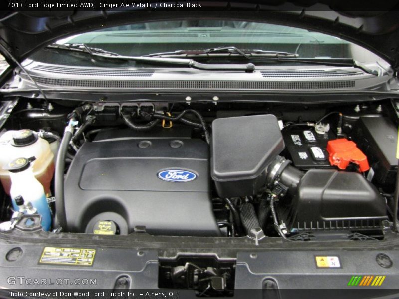 Ginger Ale Metallic / Charcoal Black 2013 Ford Edge Limited AWD
