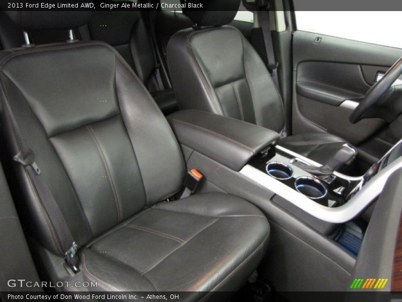 Ginger Ale Metallic / Charcoal Black 2013 Ford Edge Limited AWD