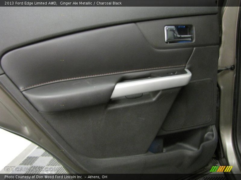 Ginger Ale Metallic / Charcoal Black 2013 Ford Edge Limited AWD