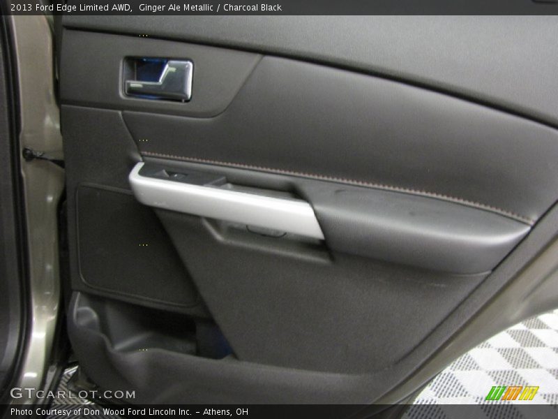 Ginger Ale Metallic / Charcoal Black 2013 Ford Edge Limited AWD