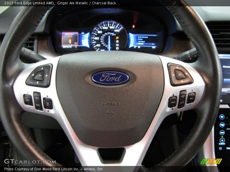 Ginger Ale Metallic / Charcoal Black 2013 Ford Edge Limited AWD