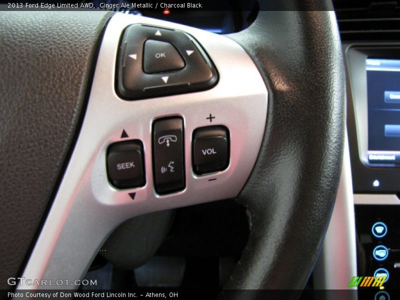 Ginger Ale Metallic / Charcoal Black 2013 Ford Edge Limited AWD
