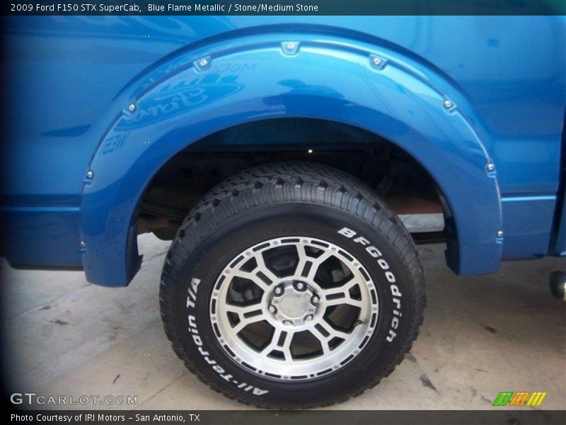 Blue Flame Metallic / Stone/Medium Stone 2009 Ford F150 STX SuperCab