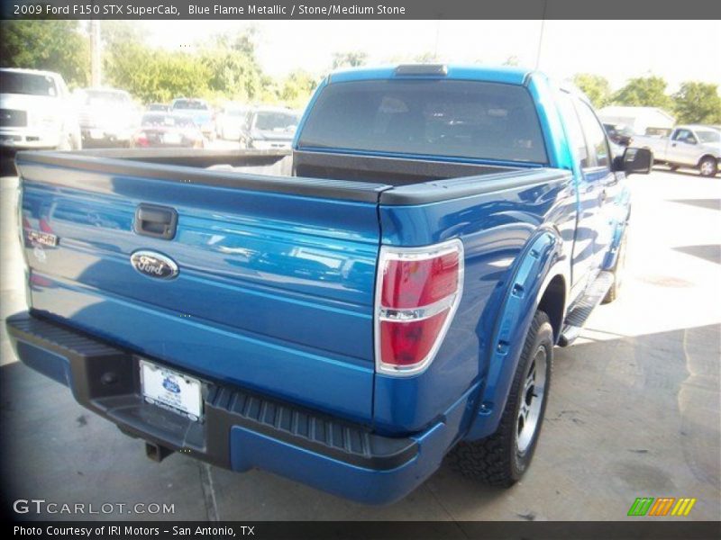 Blue Flame Metallic / Stone/Medium Stone 2009 Ford F150 STX SuperCab