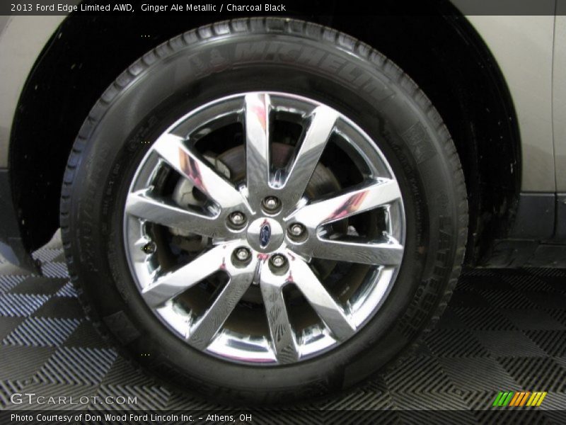 Ginger Ale Metallic / Charcoal Black 2013 Ford Edge Limited AWD