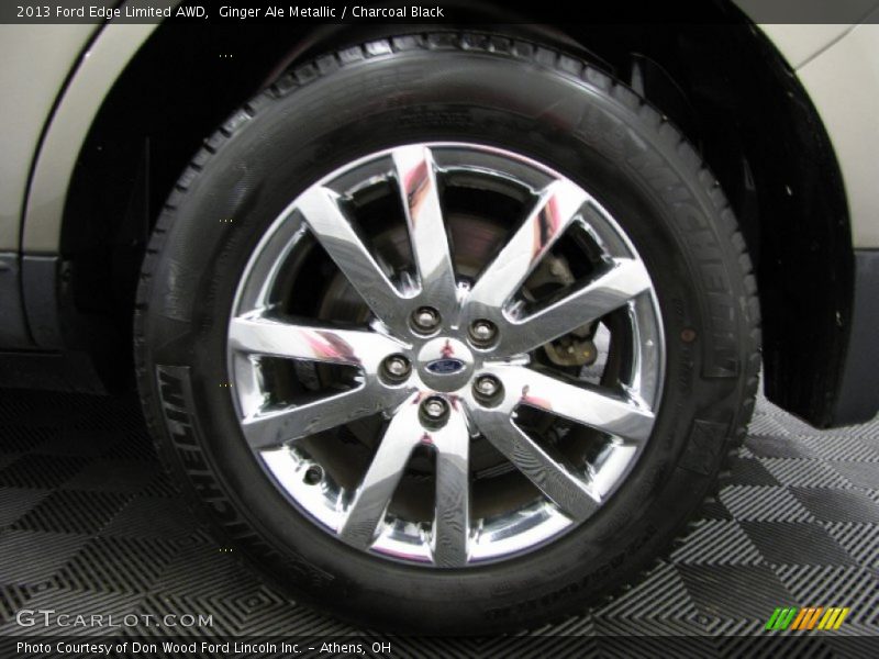 Ginger Ale Metallic / Charcoal Black 2013 Ford Edge Limited AWD