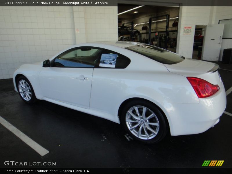 Moonlight White / Graphite 2011 Infiniti G 37 Journey Coupe