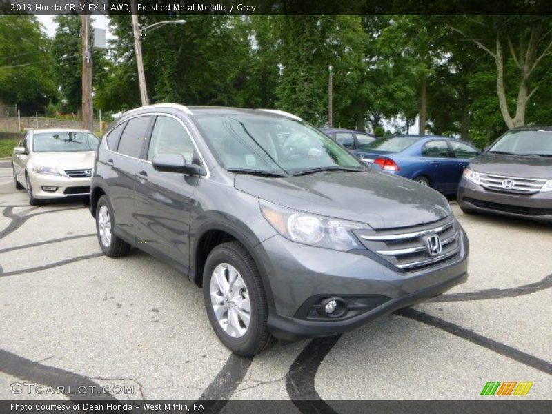 Polished Metal Metallic / Gray 2013 Honda CR-V EX-L AWD