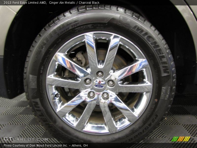 Ginger Ale Metallic / Charcoal Black 2013 Ford Edge Limited AWD