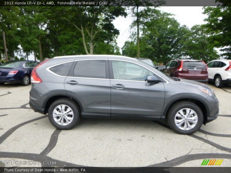 Polished Metal Metallic / Gray 2013 Honda CR-V EX-L AWD