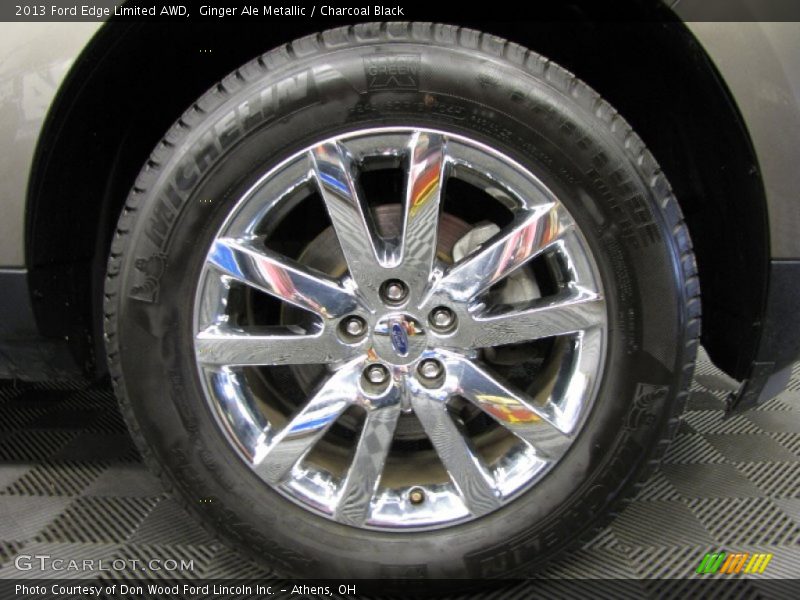 Ginger Ale Metallic / Charcoal Black 2013 Ford Edge Limited AWD