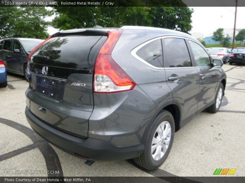 Polished Metal Metallic / Gray 2013 Honda CR-V EX-L AWD