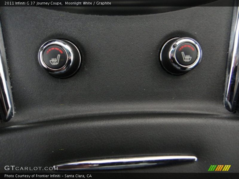 Moonlight White / Graphite 2011 Infiniti G 37 Journey Coupe