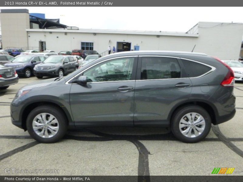 Polished Metal Metallic / Gray 2013 Honda CR-V EX-L AWD