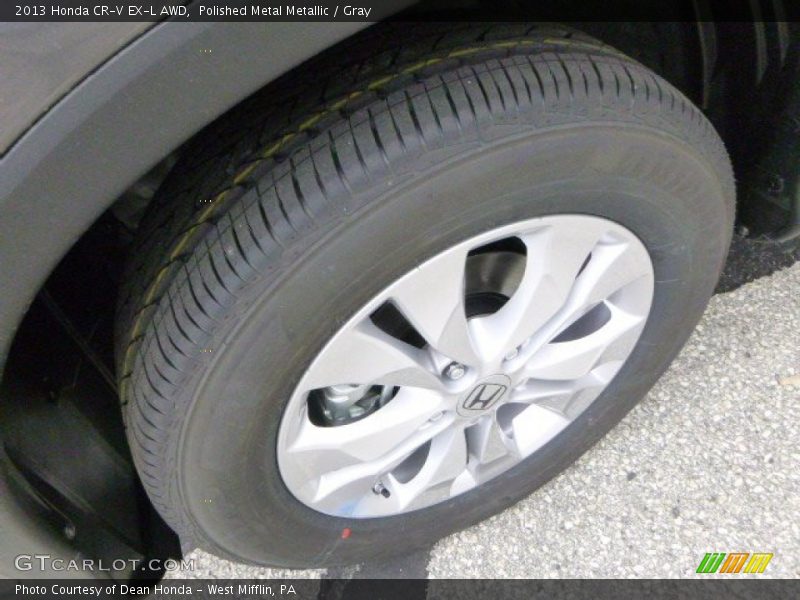 Polished Metal Metallic / Gray 2013 Honda CR-V EX-L AWD