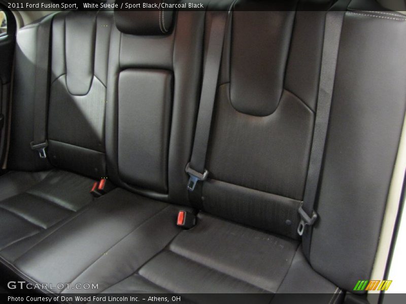 White Suede / Sport Black/Charcoal Black 2011 Ford Fusion Sport