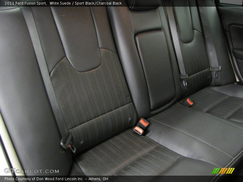 White Suede / Sport Black/Charcoal Black 2011 Ford Fusion Sport