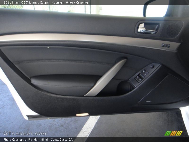 Moonlight White / Graphite 2011 Infiniti G 37 Journey Coupe
