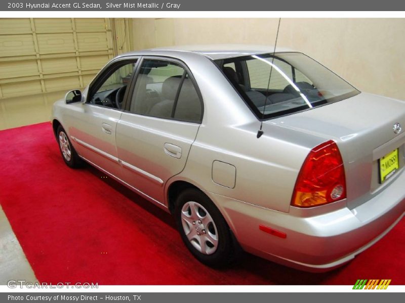 Silver Mist Metallic / Gray 2003 Hyundai Accent GL Sedan