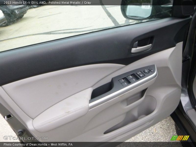 Polished Metal Metallic / Gray 2013 Honda CR-V EX-L AWD
