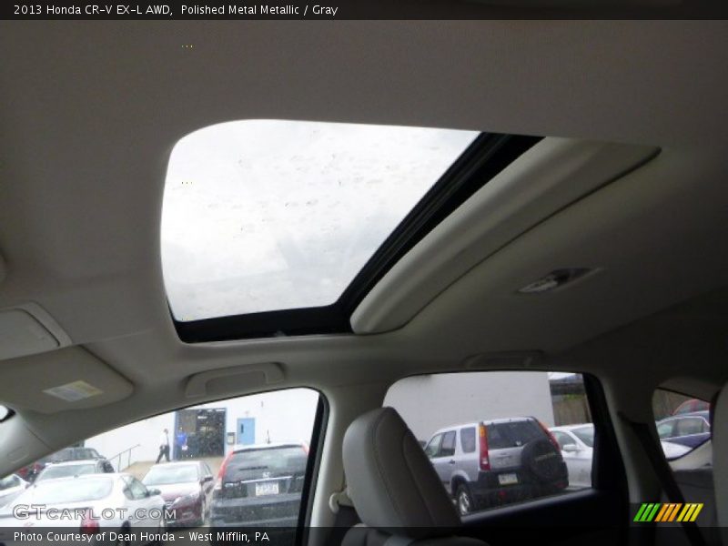 Polished Metal Metallic / Gray 2013 Honda CR-V EX-L AWD