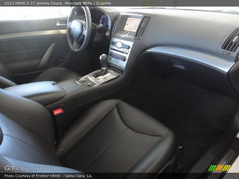 Moonlight White / Graphite 2011 Infiniti G 37 Journey Coupe