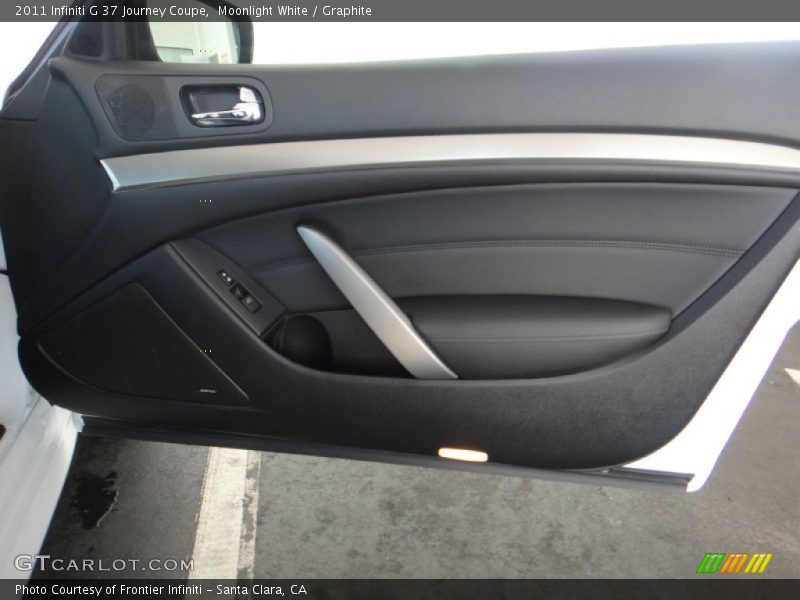 Moonlight White / Graphite 2011 Infiniti G 37 Journey Coupe